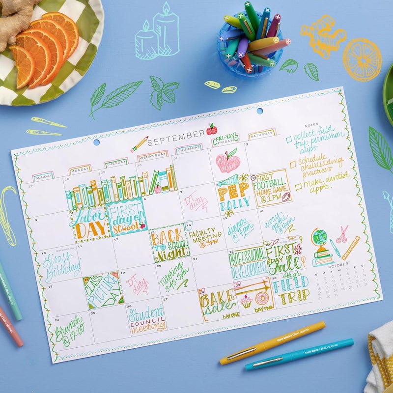 Papermate Flair Nature Escape Scented Felt Tip Pens, Medium Point (0.7mm), Assorted Colors, 16 Count - Perfect for Journaling, Writing, Coloring, Teacher Supplies - Image 2